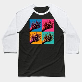 Pop Sea Whip Coral - Cool Underwater Baseball T-Shirt